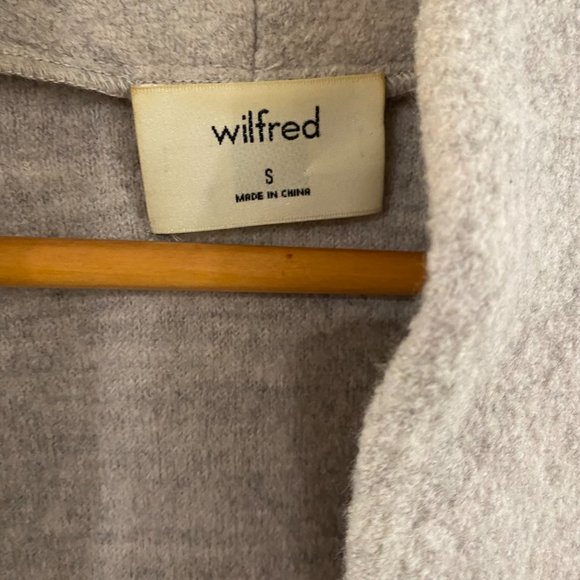 WILFRED MERINO WOOL HEATHER GREY COAT SIZE SMALL - Picture 6 of 11